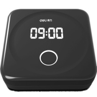 得力(deli) 13888员工面部识别考勤机指纹人脸一体机考勤打卡 2.4寸彩色液晶显示屏 银黑