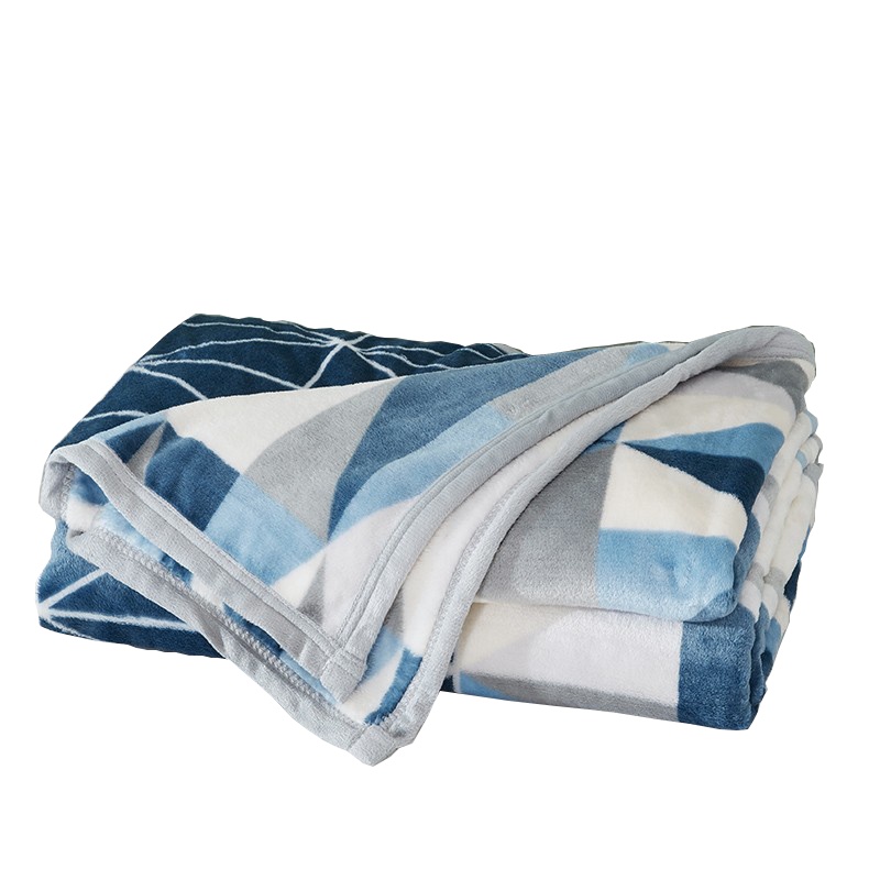 梦洁美颂 克莱格双面暖暖绒毯1050500951