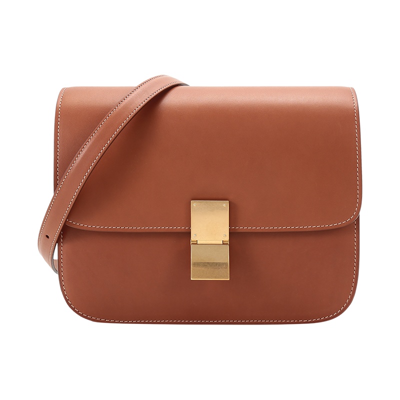 CELINE 赛琳 女士 牛皮CLASSIC单肩斜挎包豆腐包中号 189173AR2