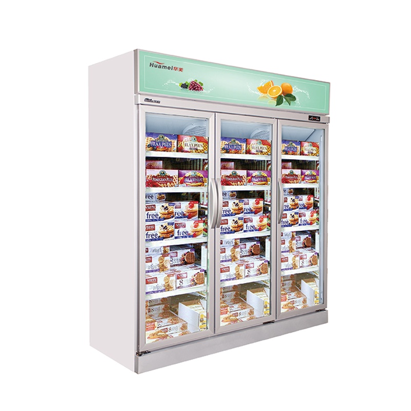 华美(Huamei)LSD-1890F冷冻风冷展示柜商用立式冰柜冷柜 大容量展示柜超市冰淇淋速冻冰箱
