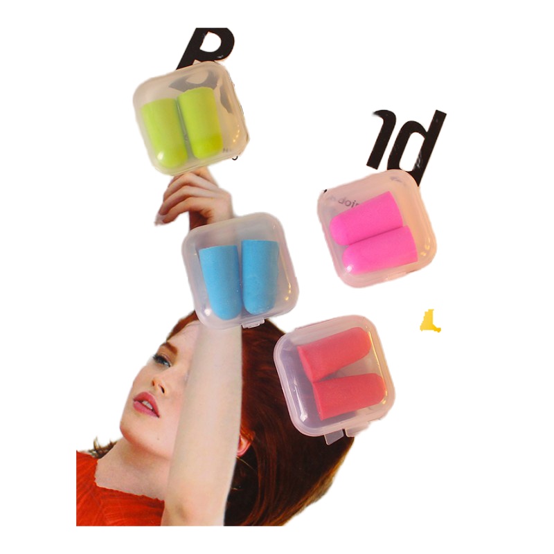 家柏饰(CORATED)隔音消音学习用海绵耳塞睡觉防噪音呼噜记忆海棉耳堵隔音耳塞