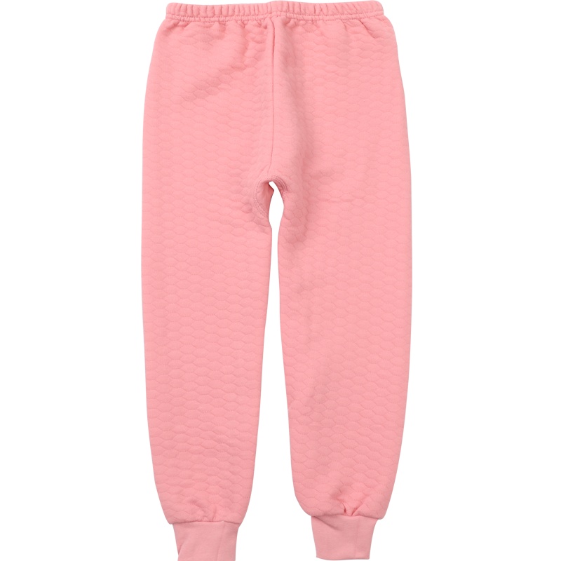 红豆儿童保暖单裤加厚款中大童女童秋裤三层夹棉空气层循环锁温内衣女童裤子