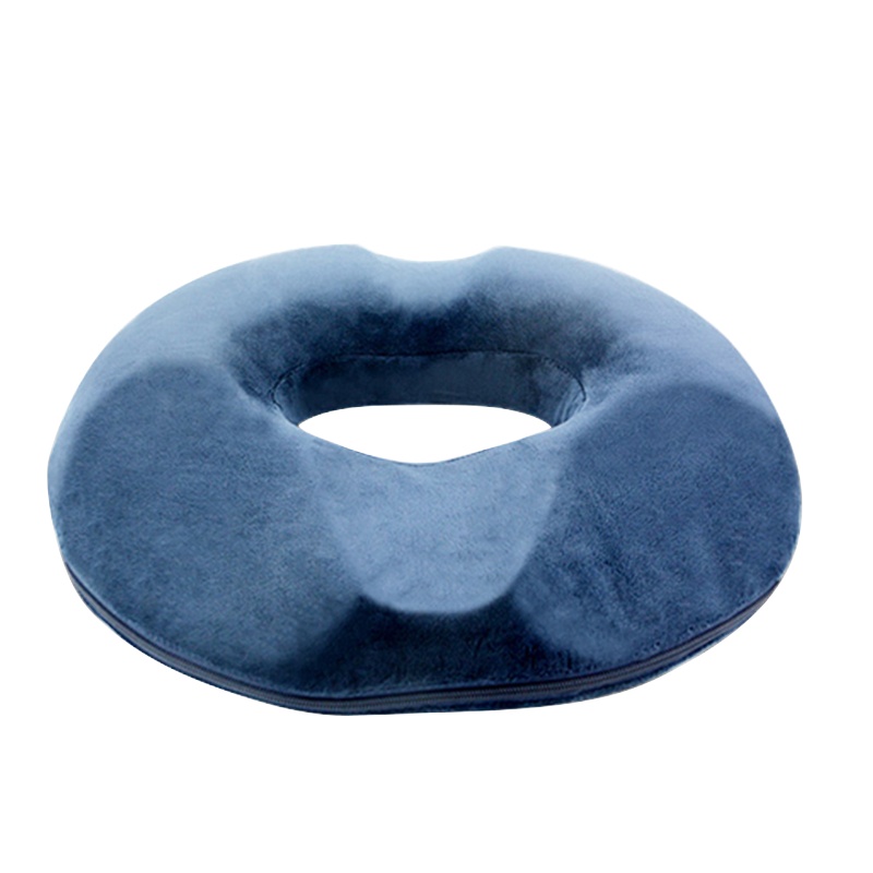 富林(FOLEE) 人体定位垫 ZD001(男款 毛绒 藏青) 痔疮坐垫 医用防褥疮圈美臀透气孕妇老人轮椅垫办公室术后垫