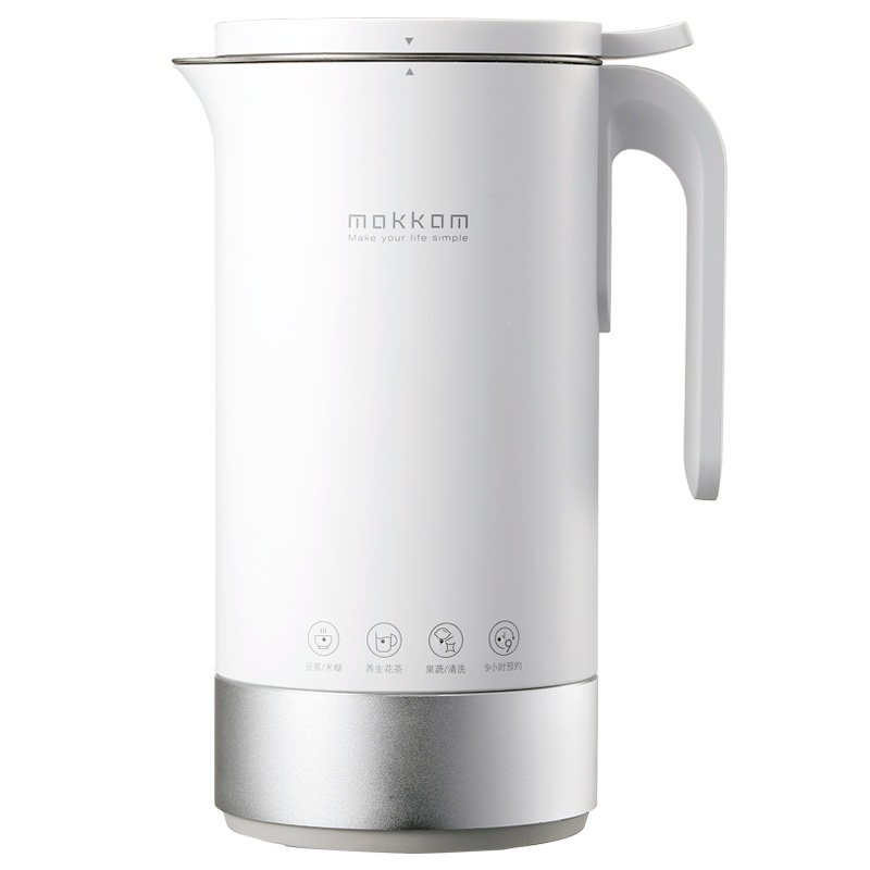 mokkom磨客 迷你小型豆浆机全自动1-2人家用单人破壁料理机免过滤魔食杯白色升级版