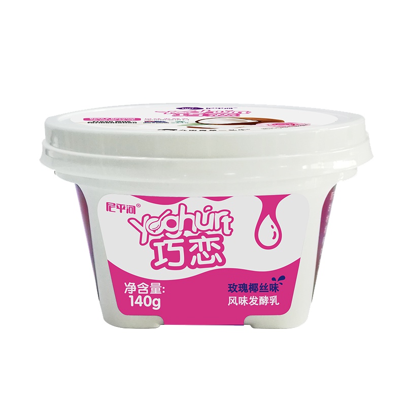 尼平河巧恋低温玫瑰椰丝口味酸奶140g*2 澳洲进口 风味发酵乳