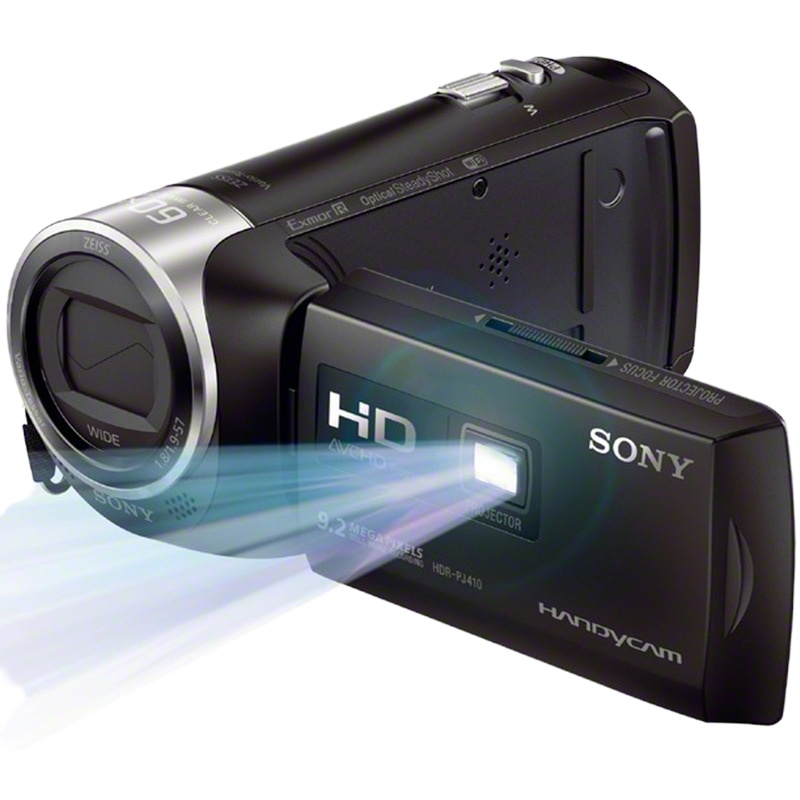 索尼 HDR-PJ410 高清数码摄像机光学防抖内置投影WIFI/NFC传输 黑色 (单位:台)
