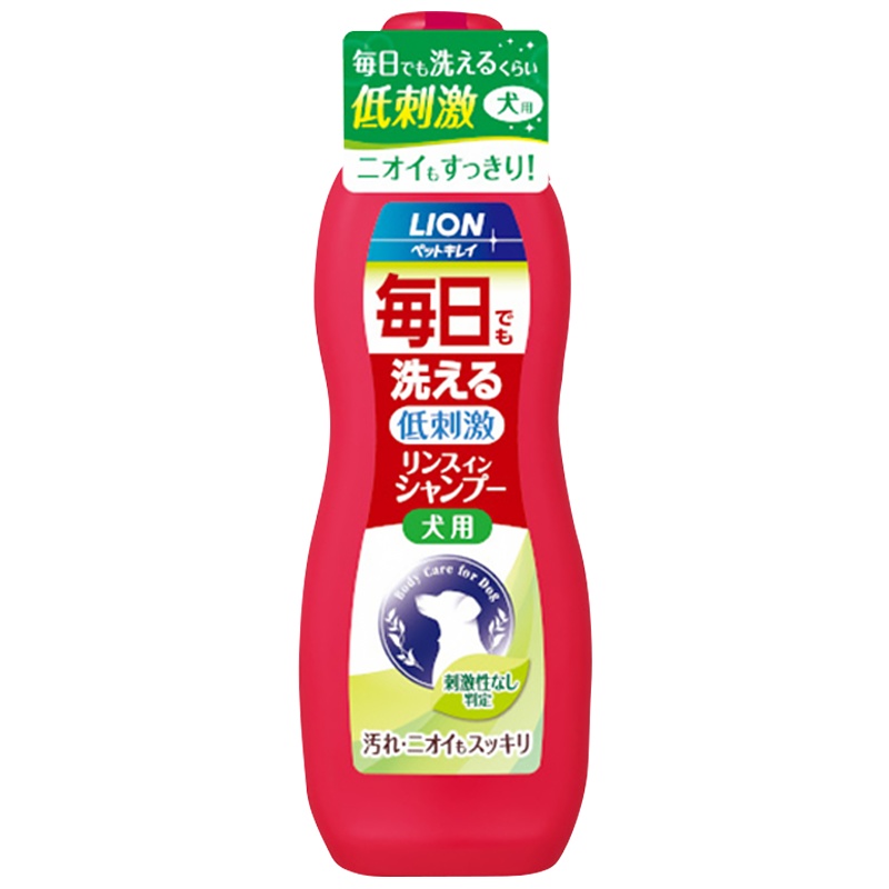 狮王(LION) 艾宠 爱犬用低刺激每日可用洗澡香波浴液 330ml