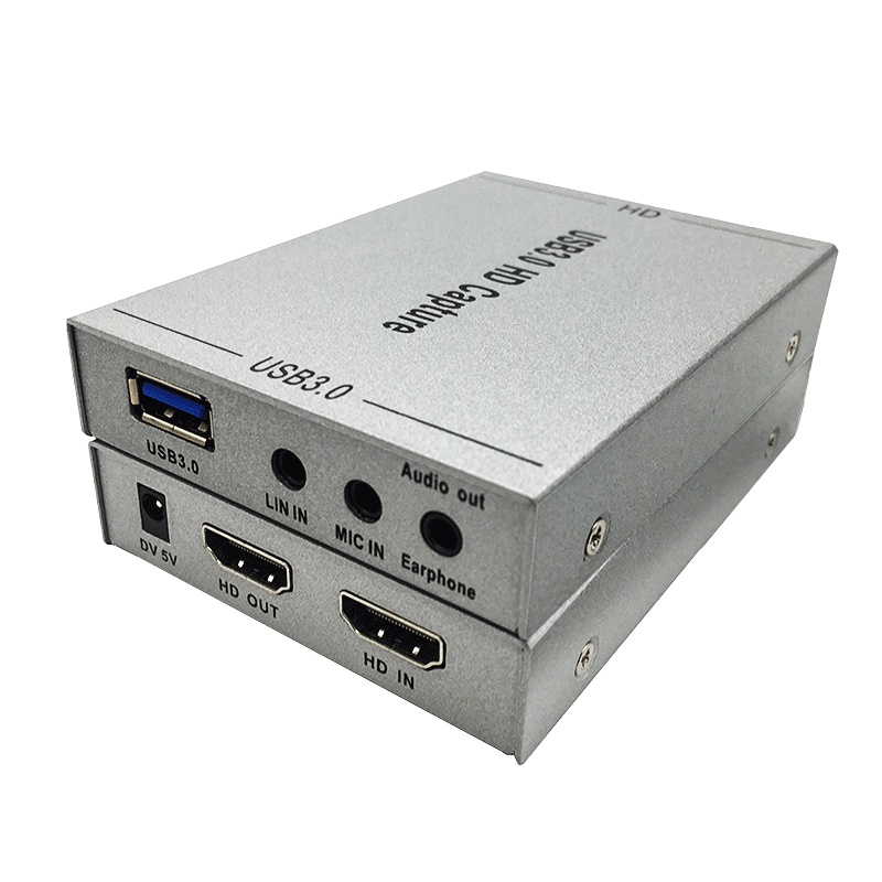 同三维T5020视频采集卡HDMI高清ps4 switch游戏直播录制教育培训USB3MIC+3.5模拟音频输入耳机收听