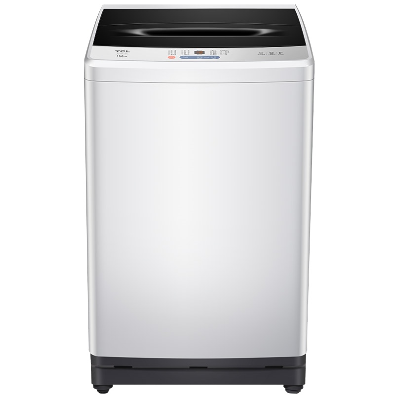 TCL 10公斤kg大容量全自动波轮洗衣机 10种程序一键脱水 不伤内衣桶品质电机 B100L100