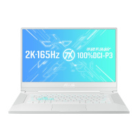 华硕 天选air 11代酷睿 2K屏165Hz 100%DCI-P3轻薄设计师本游戏本笔记本电脑(i7-11370H 16G 512G RTX3070)白