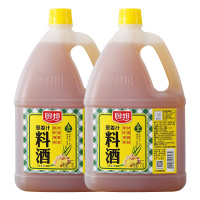 厨邦葱姜汁料酒1.75L*2 大瓶装传统黄酒酿造精制 去腥解腻提味添香 腌制去味调味组合装