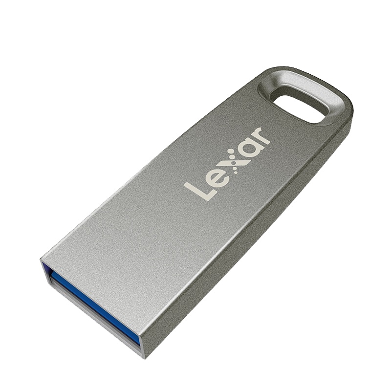 雷克沙(Lexar)64GB USB3.1 U盘 M45 银色 读速250MB/s 金属外壳 坚固安全