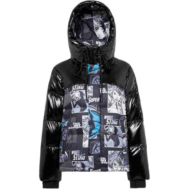 波司登新款漫威联名短款羽绒服女外套