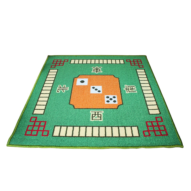 麻将桌桌布闪电客全自动麻将机加厚绒面耐磨台面布正方形麻将垫
