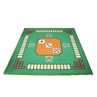 麻将桌桌布闪电客全自动麻将机加厚绒面耐磨台面布正方形麻将垫