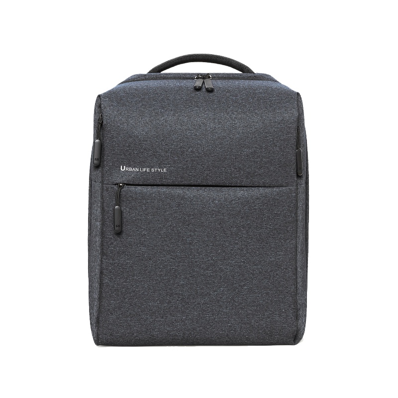 小米(MI)极简都市双肩包 休闲商务笔记本电脑包 男女通用书包双肩背包 深灰色