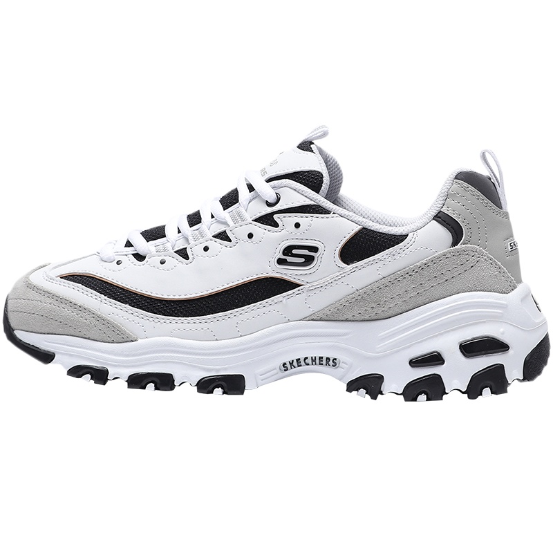 Skechers斯凯奇女鞋休闲鞋2020新款熊猫鞋复古时尚老爹运动鞋666063