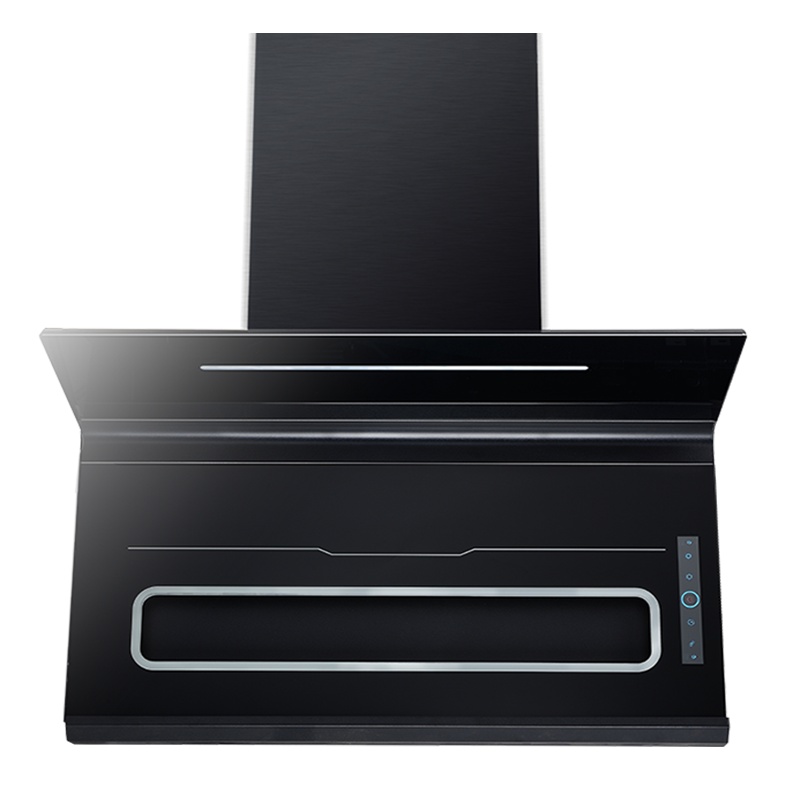 生活好太太 家用7字型吸油烟机家用侧吸式欧式触控式体感自动巡航增压清洗液晶板平 (提供安装)985C