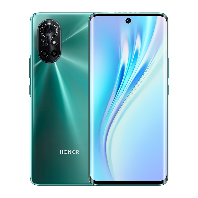 荣耀(honor)荣耀V40轻奢版 5G全网通 8GB+256GB 蓝水翡翠 66W超级快充 10亿色轻薄超曲屏 6400万超清四摄3200万美颜自拍 移动联通电信5G拍照游戏手机