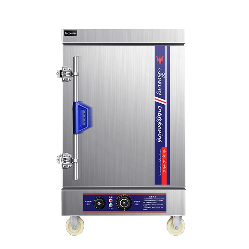 乐创(lecon) 蒸饭柜 LC-2K004 商用蒸饭柜 定时控温12盘全自动蒸饭柜米饭电蒸箱 食堂蒸饭车蒸饭机