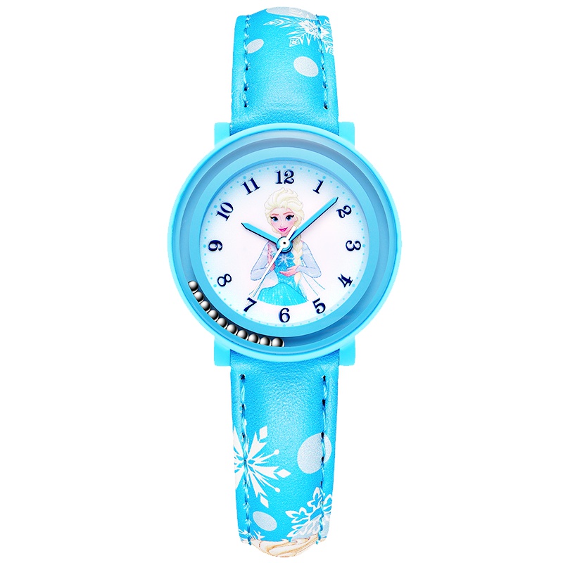 迪士尼(Disney)儿童手表女孩冰雪奇缘小学生手表艾莎公主手表女童石英表54179P