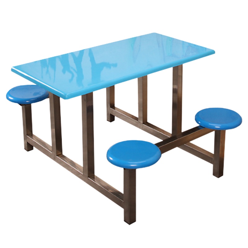 伟尔诺+四人连体餐桌凳+WEN037