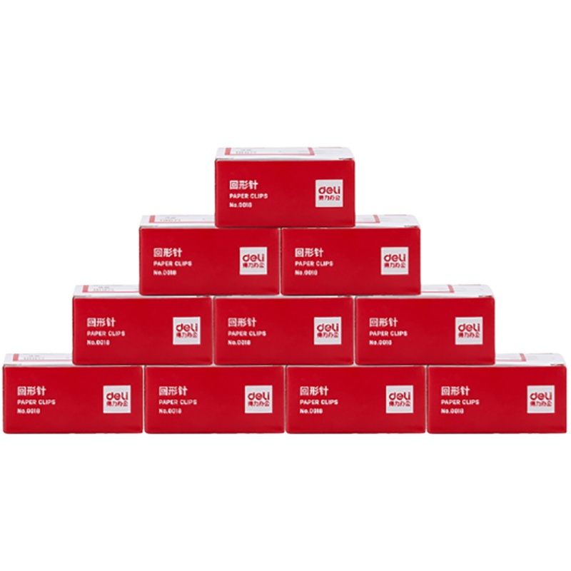 得力（deli）（PAR）回形针0018（起订量10盒）