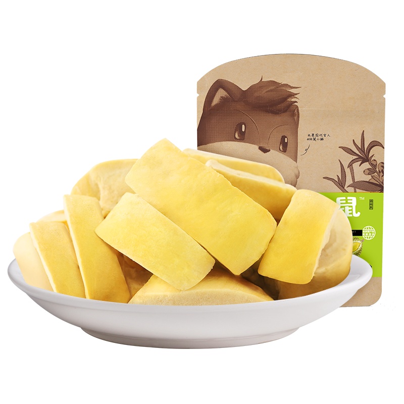 淘汰[三只松鼠_冻干榴莲干30gx3袋]休闲零食水果干榴莲干袋装国产