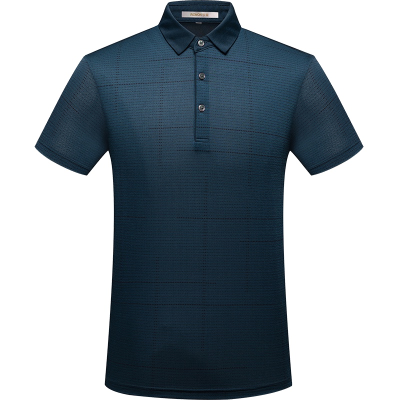 罗蒙(ROMON)夏季男士商务休闲短袖Polo衫27DK512