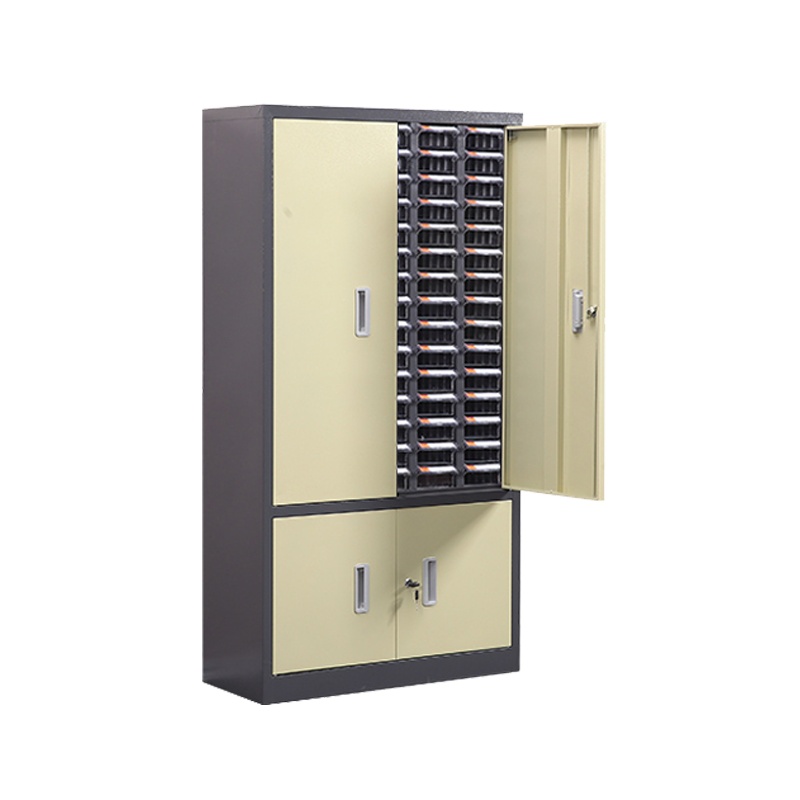 臻远零件柜抽屉式工具柜 75抽透明带门加工具柜小号