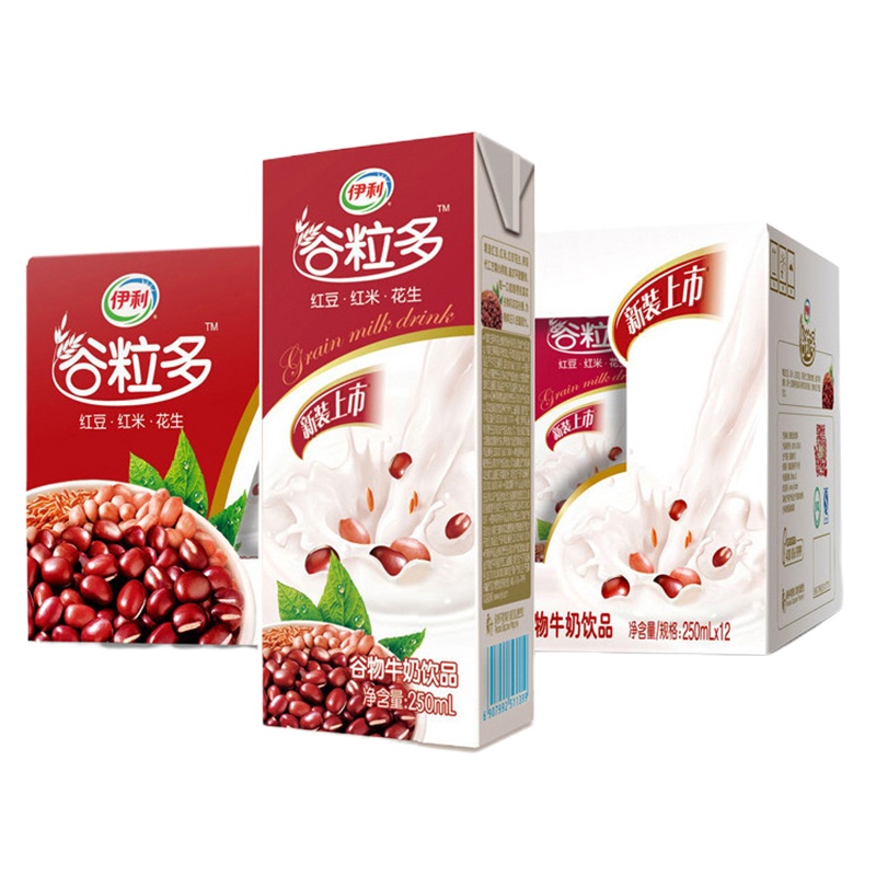 伊利 谷粒多苗条装250ml*12 红谷 /黑谷 随机发货