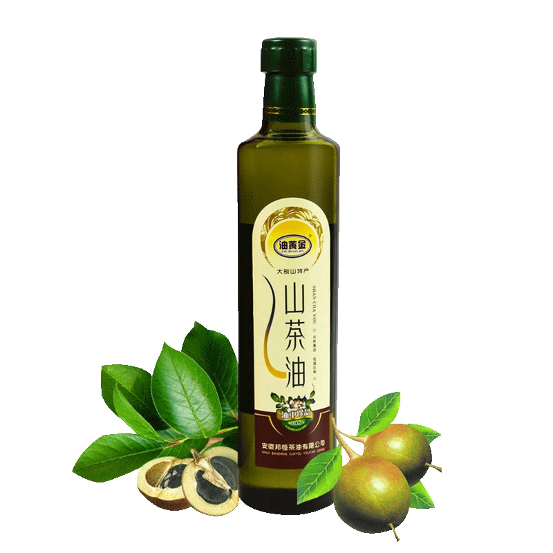 油黄金山茶油 婴儿护肤野山茶油500ml 油黄金,YOU HUANG JIN