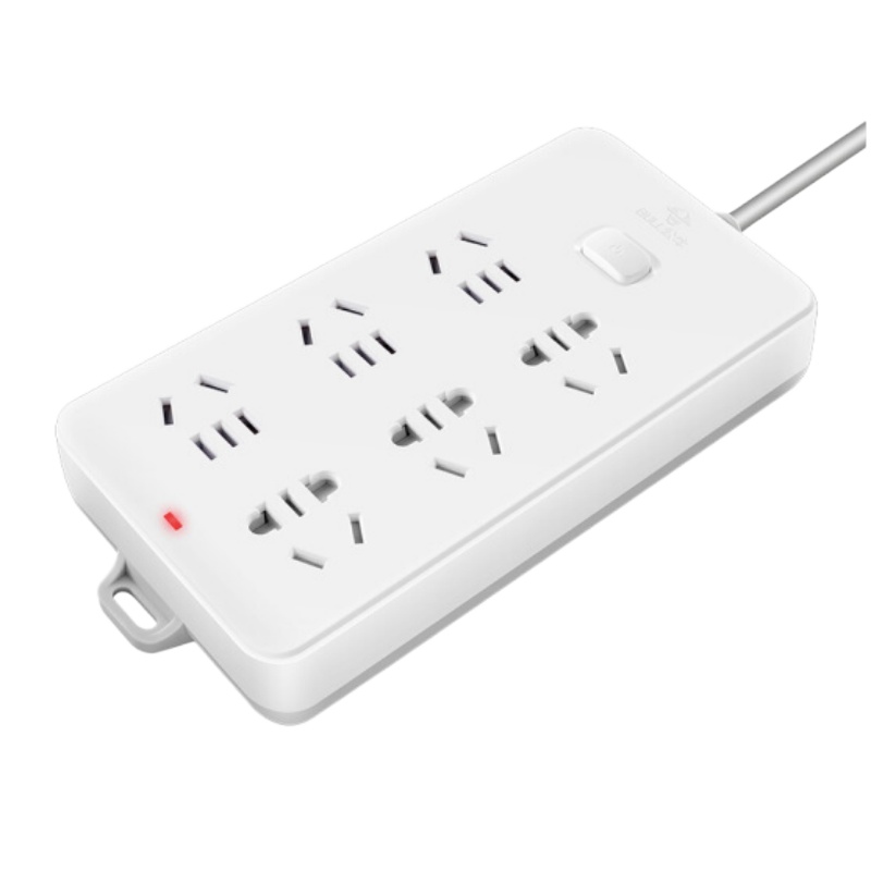 公牛(BULL) 新国标插座/插线板/插排/排插/接线板/拖线板 GN-109K 6位总控全长5米 (单位:件)