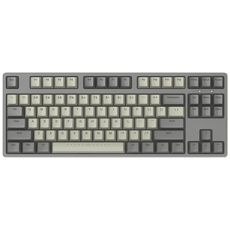 ikbc C200深空灰复古机械键盘cherry樱桃轴红轴 有线87键 电脑办公电竞游戏台式笔记本兼备[官方旗舰店]