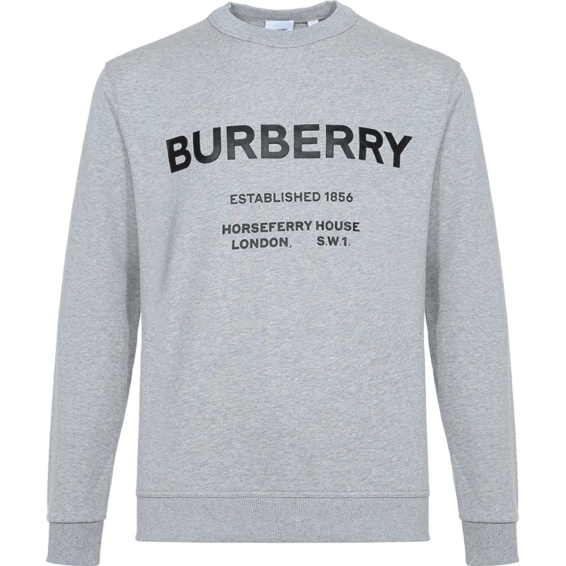 BURBERRY 博柏利 男款Horseferry印花棉质长袖卫衣运动衫 80172291