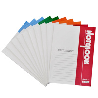 广博GB25281 软面抄10本装 A5 36页记事本 日记本 笔记本子 软抄本 记录本 笔记本/记事本 颜色随机