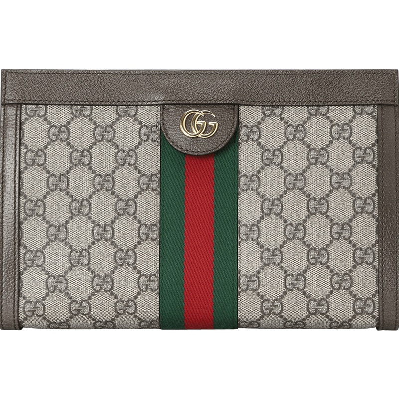 GUCCI 古驰 OPHIDIA 链条包 单肩包 斜挎包 小号 双G饰扣老花503877金扣