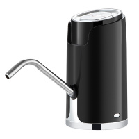 美厨（maxcook）桶装水抽水器 家用饮水器纯净水压水器 充电式无线电动上水器吸水器可定量 黑色MCPJ012