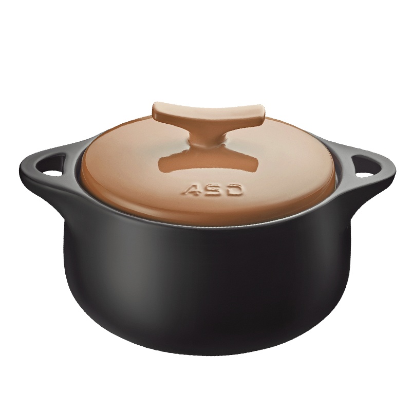 爱仕达(ASD)砂锅炖锅家用 3.5L大容量 陶瓷煲砂锅汤煲养生煲 炖锅可煎药砂锅中药锅 RXC35K1W海鸥煲