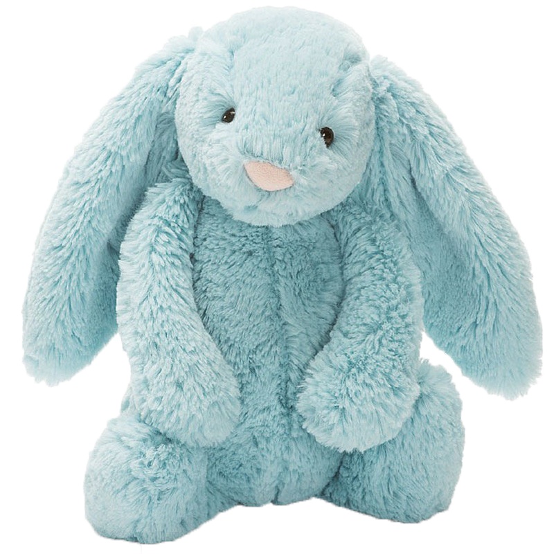 邦尼兔(Jellycat)BAS3LH 经典害羞系列 儿童毛绒公仔类玩偶 河马/兔子 中号