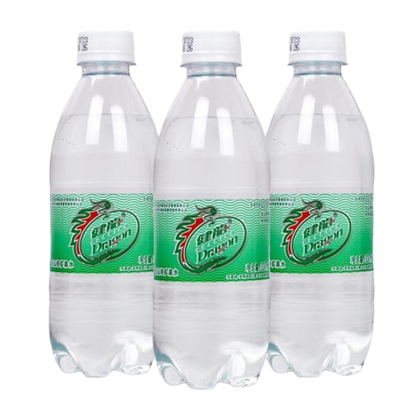 健龙 经典小瓶气泡水 330ml 五大连池天然火山冷泉 矿泉水含气气泡水 24瓶/箱