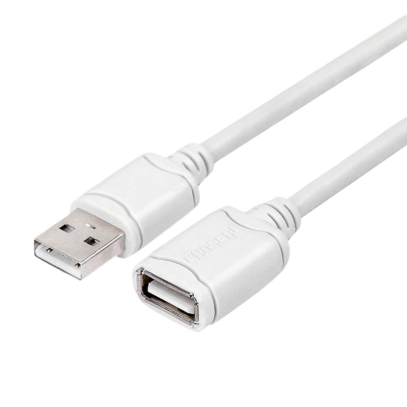 (DT)秋叶原(CHOSERL) Q-517 3.0米 公对母 USB线 (计价单位 :个) 白色