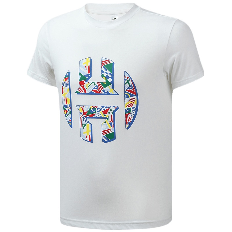 【自营】阿迪达斯男服短袖T恤篮球哈登休闲运动透气服装DX6935