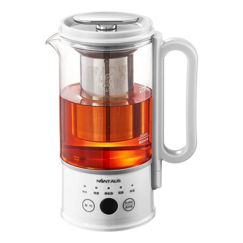 金正(NiNTAUS)迷你养生杯办公室养生壶宿舍学生电炖杯家用多功能煮茶煮粥神器mini煮花茶 JZW-M01白色带滤网