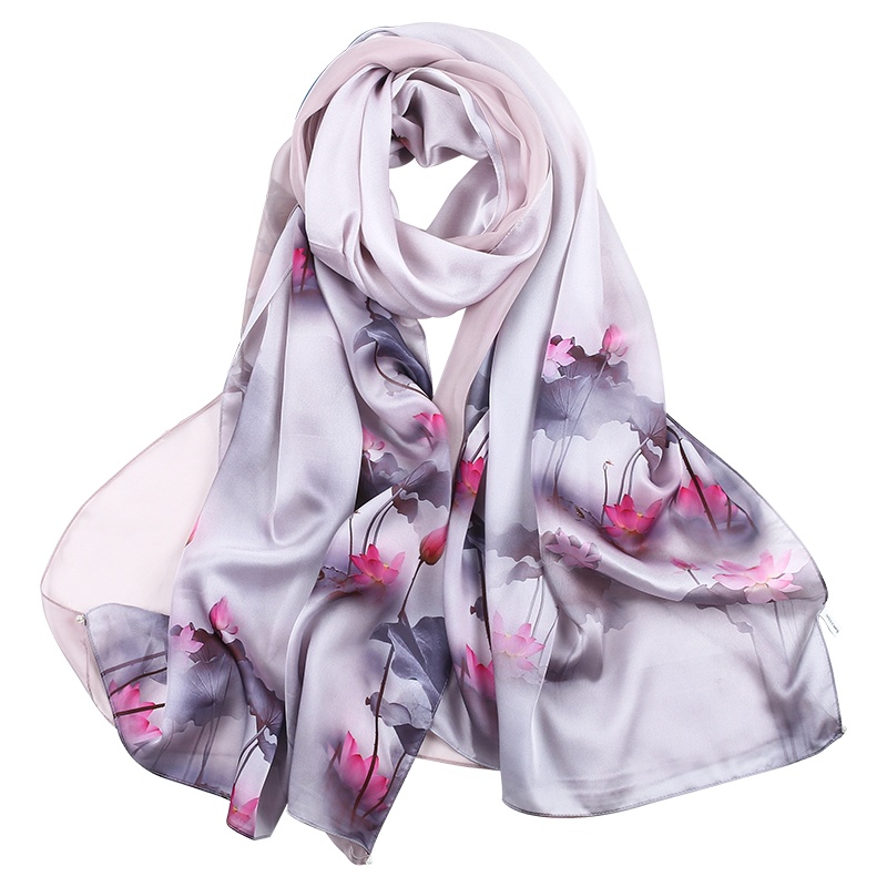 上海故事春秋季薄款百搭双层丝巾女夏季旗袍外搭防晒优雅披肩围巾教师节礼物