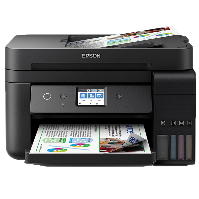 爱普生(EPSON)L6198 全新商务墨仓式旗舰款 彩色无线多功能传真一体机 (打印 复印 扫描 传真 wifi) 单位:台