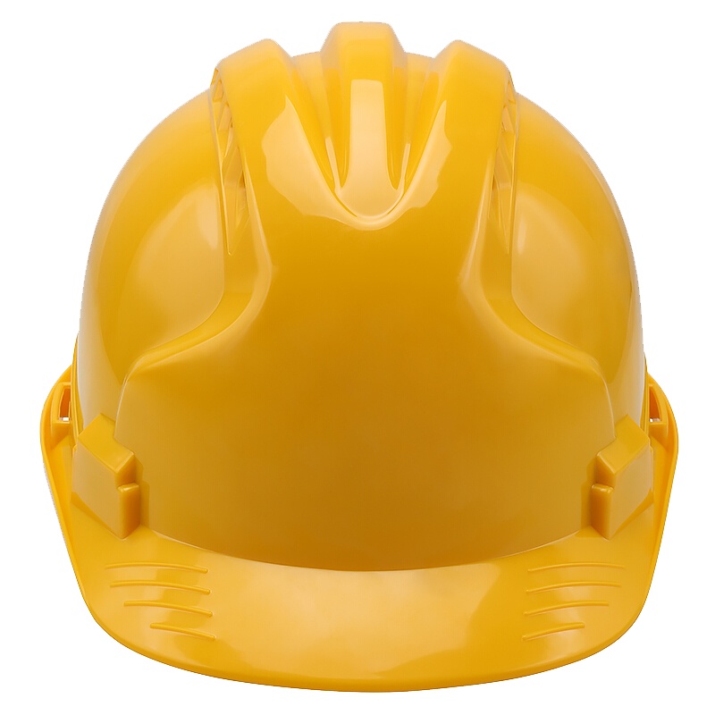 赛拓(SANTO)工地安全帽 高强度ABS三筋防砸头盔 10件 黄色 支持印制LOGO 20顶起印1977
