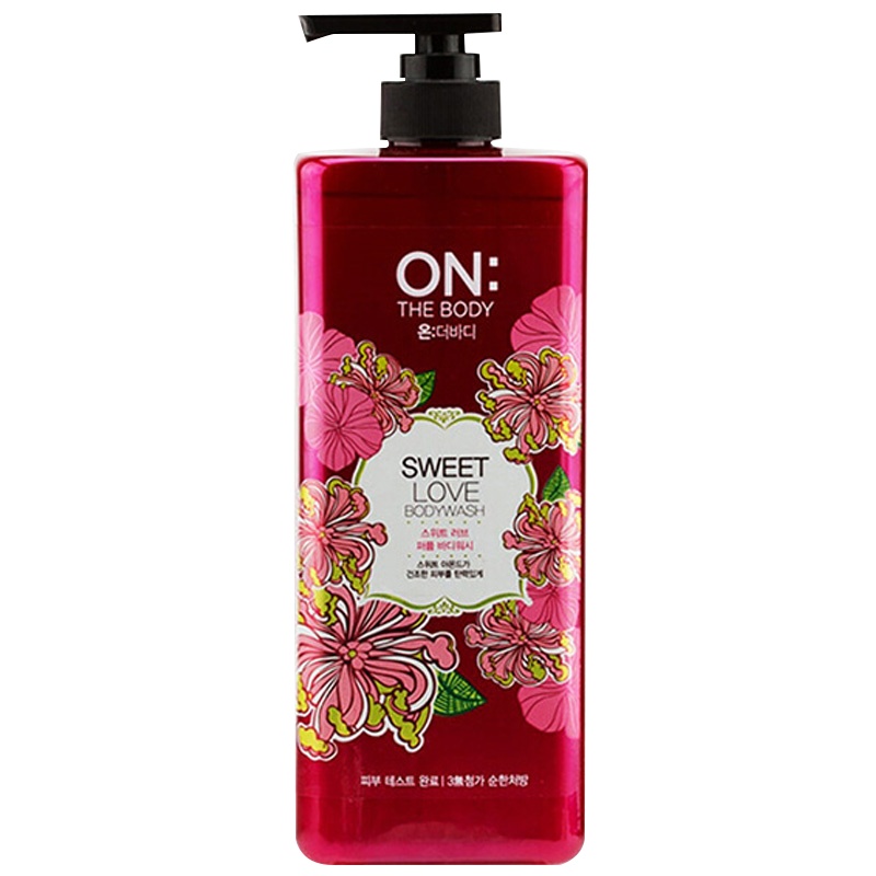 [香气沐浴露]ON THE BODY 甜蜜爱恋香气沐浴露 900ML 保湿补水 芳香萦绕 各种肤质 带泵 其他 成人