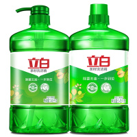 立白茶籽洗洁精双瓶省心装1.45kg*2 健康除菌达99% 轻松去油