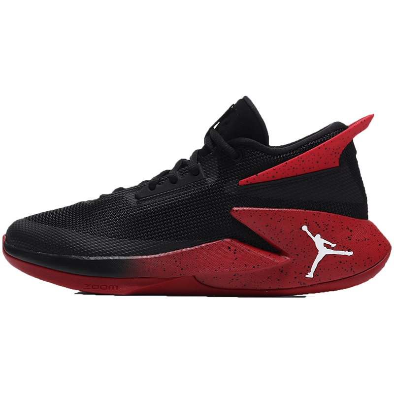【自营】NIKE耐克男篮球鞋JORDAN系列高帮防滑运动鞋AO1550 AO1550-023黑+白+体育红